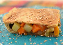 Torta Integral de legumes