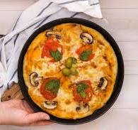 Pizza Fit de Frigideira