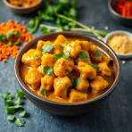 frango ao curry com couve-flor